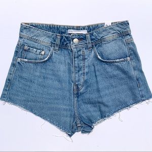 Trafaluc denim Zara 100% cotton jean shorts size 2